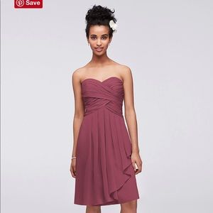 David’s Bridal Dress in Chianti, size 16